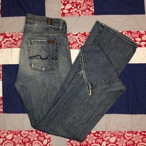 W28 L33 7 For All Mankind Boot Cut Jeans